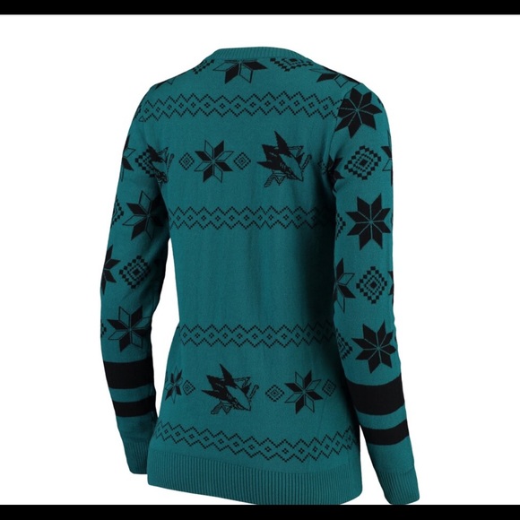 San Jose Sharks Ugly Christmas Sweater - Picture 3 of 3